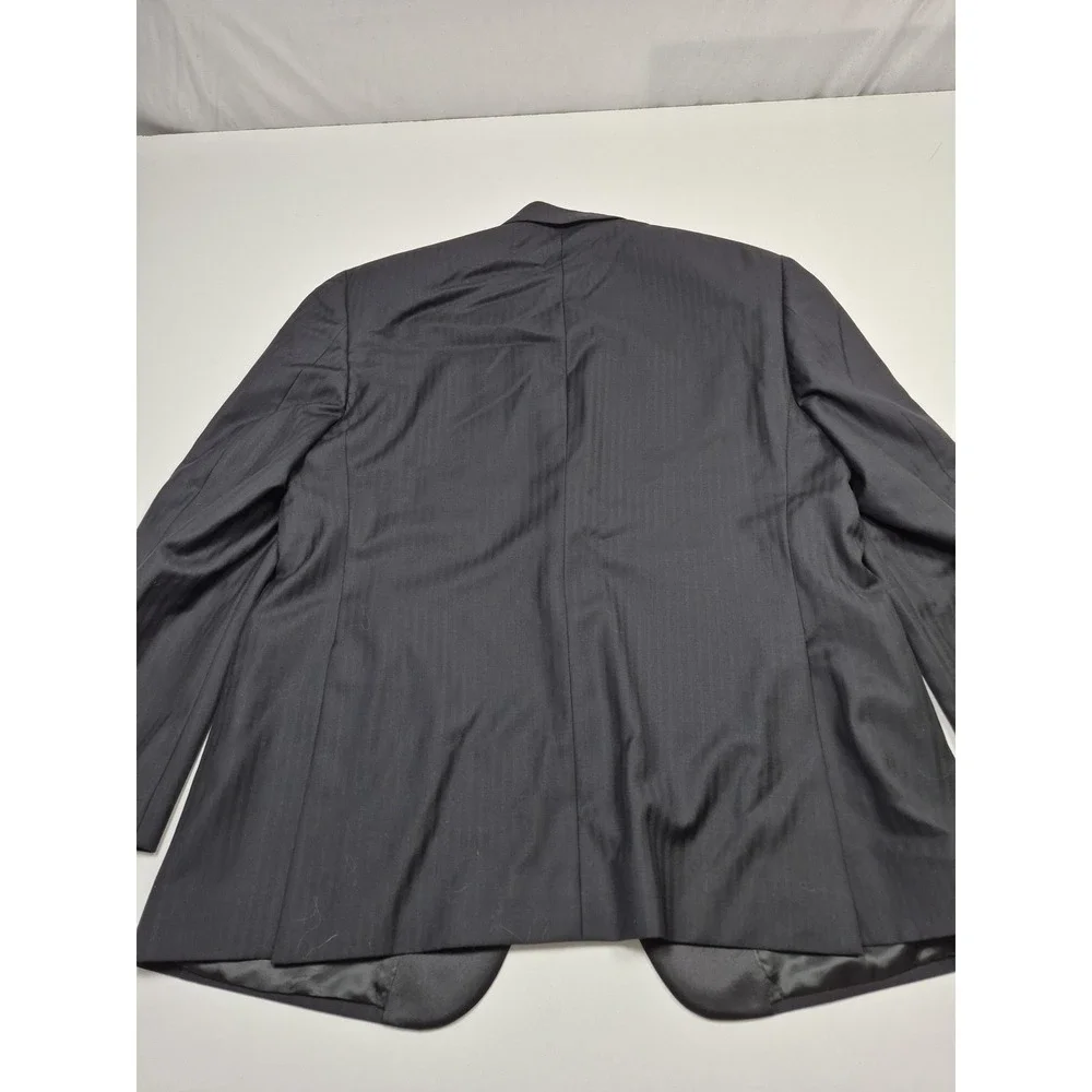 Roberto Zanieri VBC Tuxedo Jacket Men's 44 Short Black Wool Blazer Italy